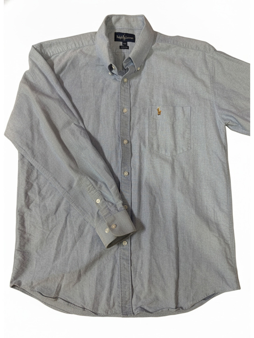 Vintage Ralph Lauren Blue Button-Up Shirt XXL